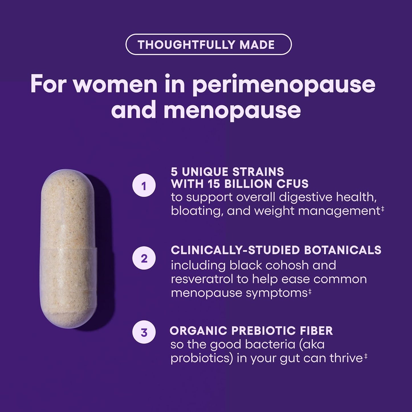 Menopause Total Support Probiotic - 60 count